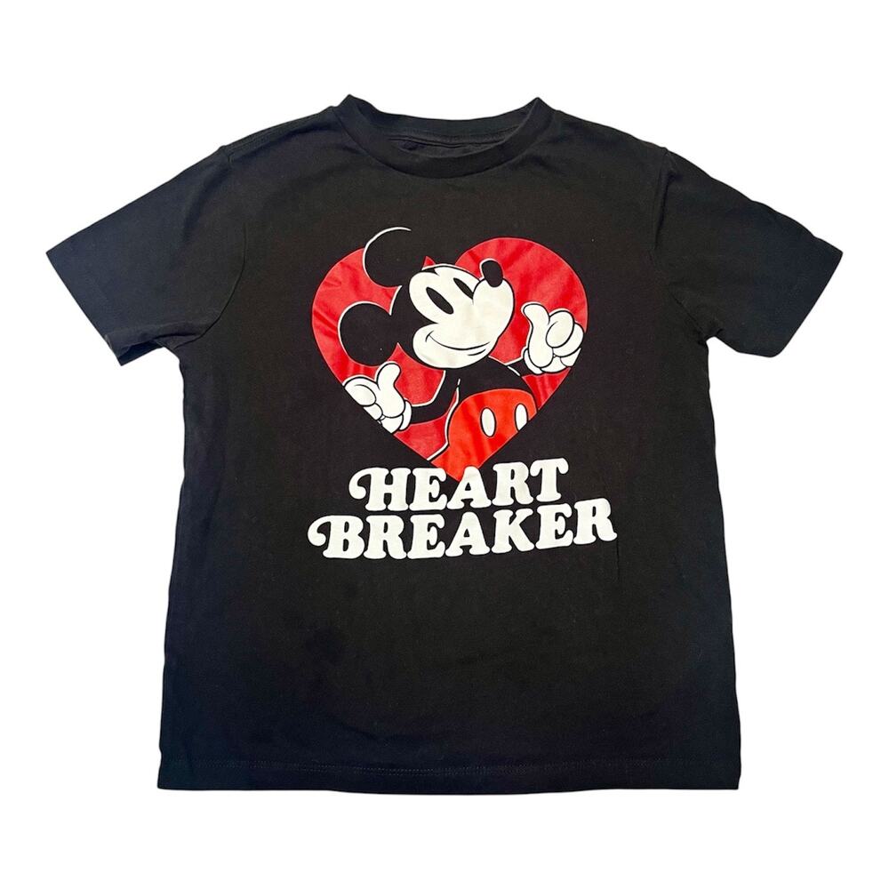 Old Navy Disney Mickey Mouse Heartbreaker Valentine’s Day Tee Size S / 6-7